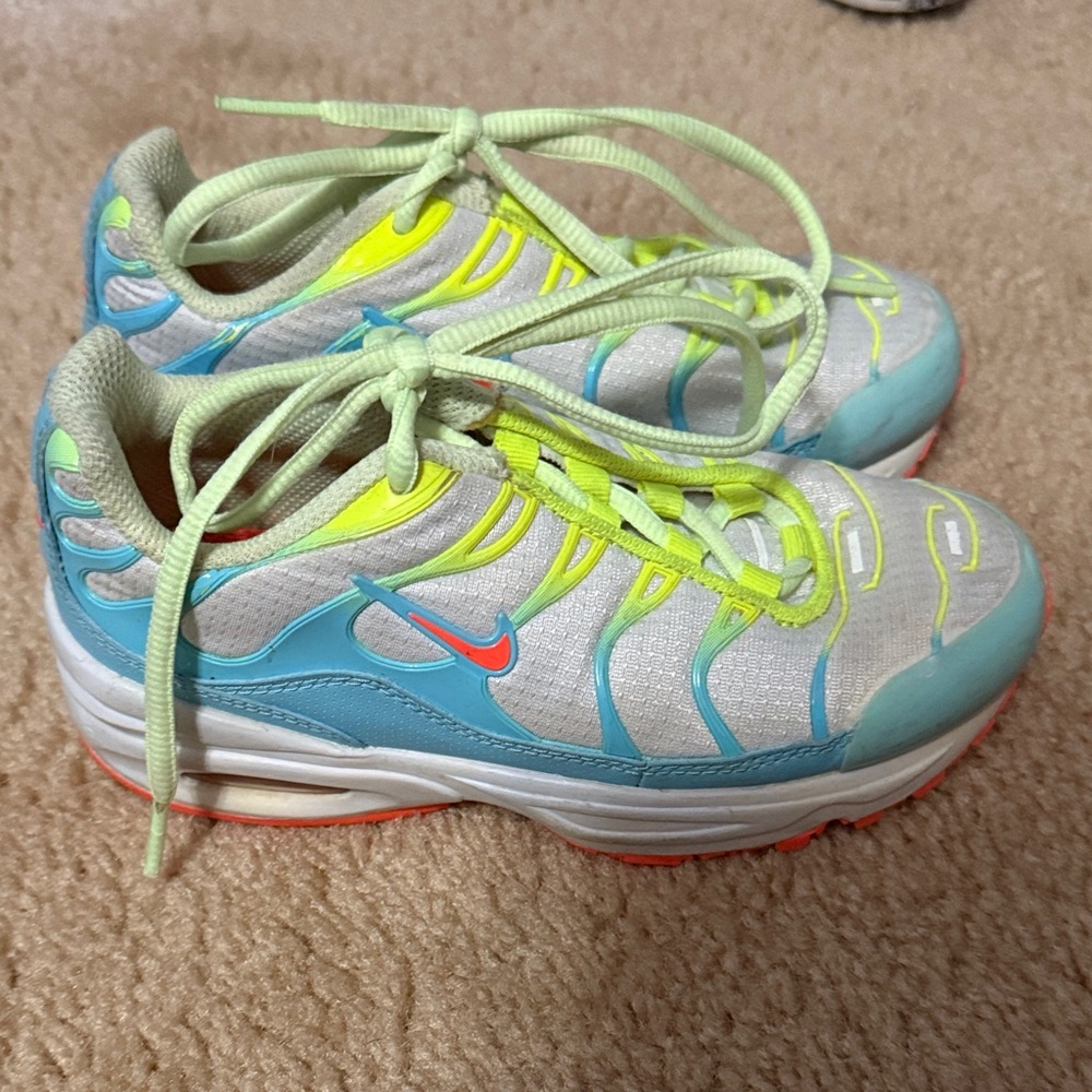 Nike Kids' Blue and Yellow Sneakers